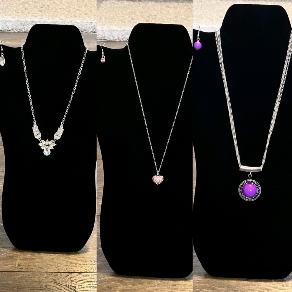 Lot of Fashion Jewelry‎ Necklace and Earring Sets NEW